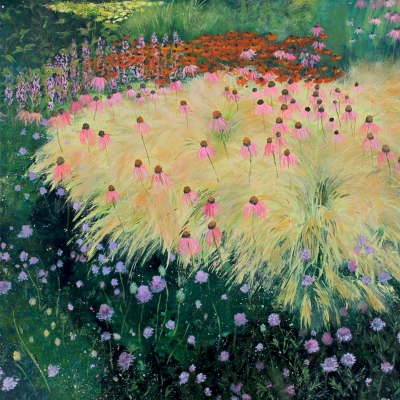 Hauser and Wirth Garden with Echinacea by Katie Brent