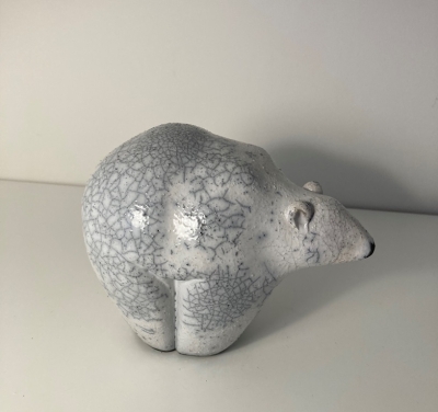 Polar Bear, Crackle by Alison Fisher