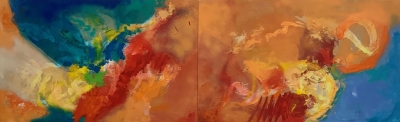 Travelling Again (Diptych) by Stella Hidden